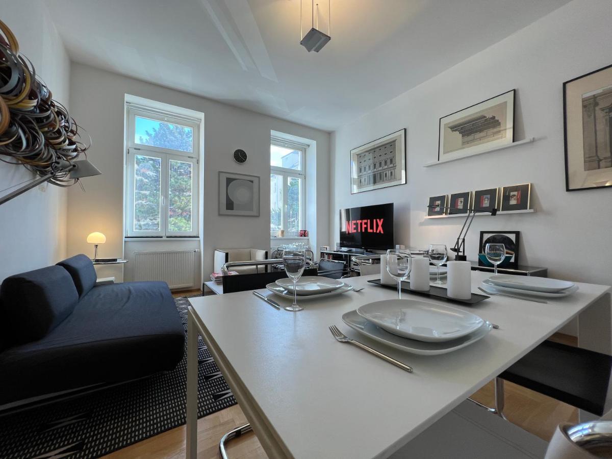 Vienna Design Apartment By Rabe - Kostenfreier Parkplatz & Netflix & Coffee-Bar - Nahe Schloss Schoenbrunn المظهر الخارجي الصورة